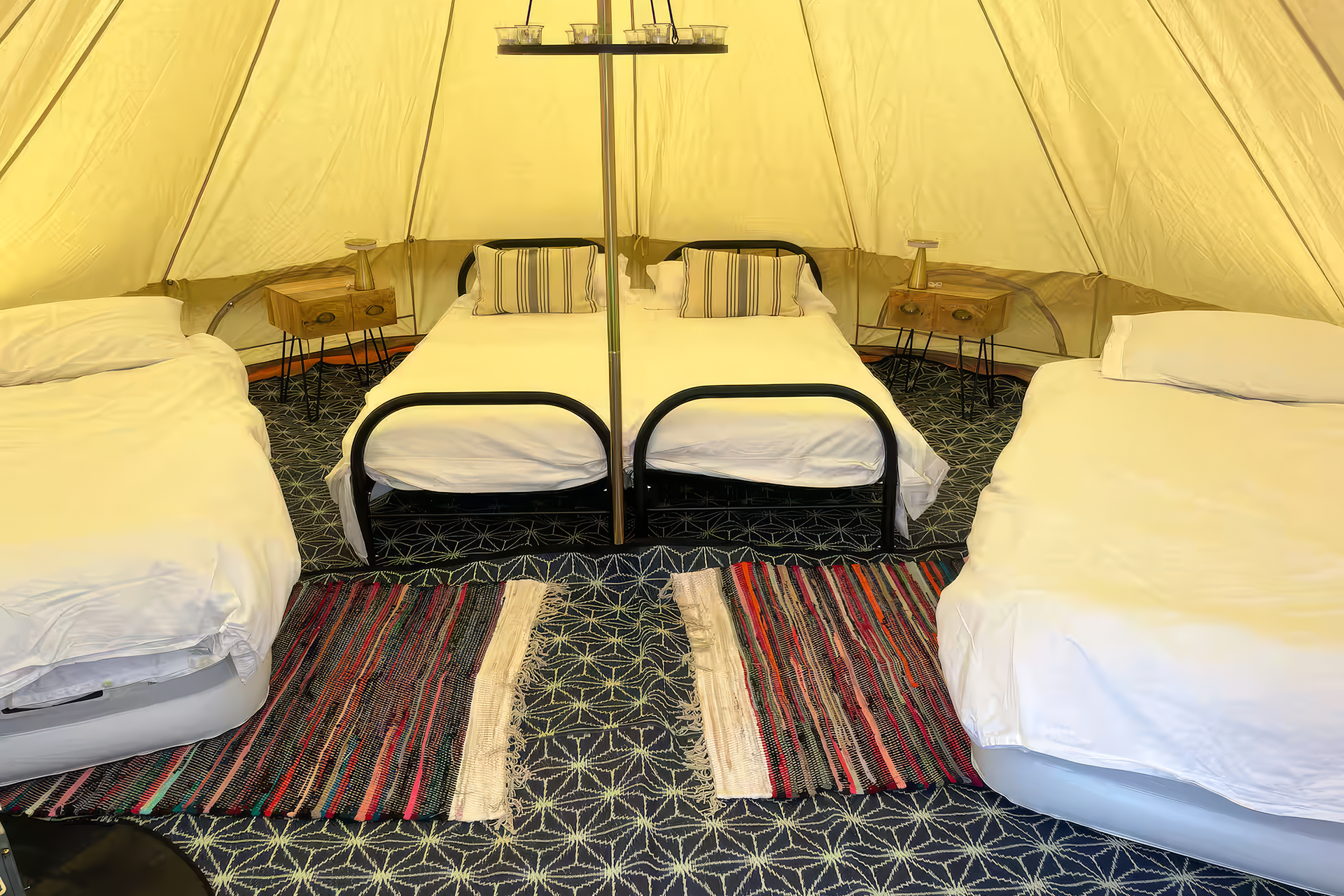 Tent interior